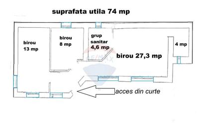 Inchiriere imobil Brasov, zona centrala, strada Aurel Vlaicu, curte - 6
