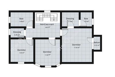 Casa individuala cu 5 camere si 3 bai cu teren de 356 mp zona Veterani - 9