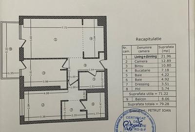 Apartament cu 3 camere decomandat, mobilat în Drumul Taberei - 9