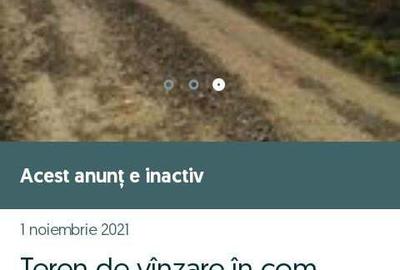 Teren de 4300 mp, în Suraia - 1