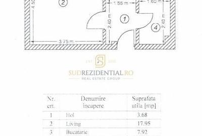 Garsonieră decomandată, disponibilă imediat–Metrou Apărătorii Patriei - 15