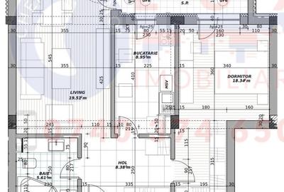 Apartament cu 2 camere decomandat în Babadag