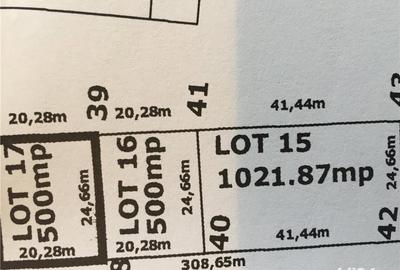 Teren de 2321.74 mp, în Corbeanca