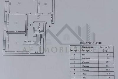 Apartament cu 3 camere decomandat în Miroslava - 2