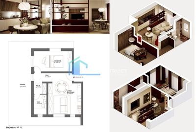 Penthouse cu 2 camere decomandat în Nord-Vest - 6
