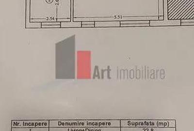 Garsonieră decomandată, mobilată în Păcii - 1