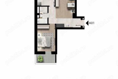 Apartament 2 camere decomandat, faza 4 Maniu 141 - 2