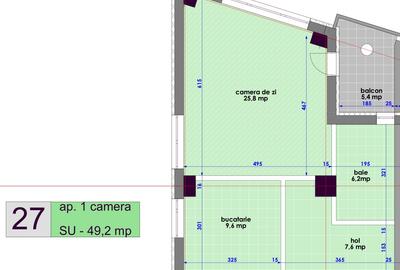 Apartament 55 mp, bloc nou Nicolina - Lidl aleea Tudor Neculai - Rondu Vechi Apartament 55 mp, bloc nou Nicolina - Lidl aleea Tudor Neculai - Rondu Vechi - 5