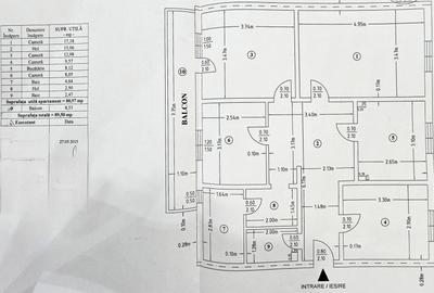 Apartament la cheie cu 4 camere decomandate, boxa,loc parcare,etaj 2, Maratei - 18