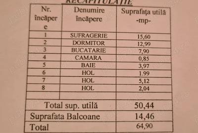 Vand apartament 2 camere decomandate Galati Siderurgistilor - 2