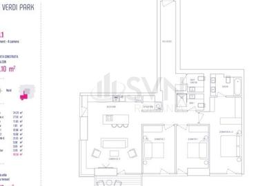 REA1016315 Apartament superb 4 camere One Verdi Park - 17
