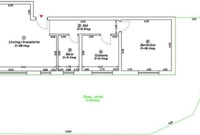 GRADINA 105 mp. Aproape de Zone2 si Mega Image. Decomandat. - 6