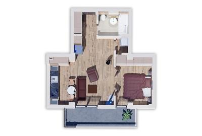 Garsonieră semidecomandată în Străulești - 4