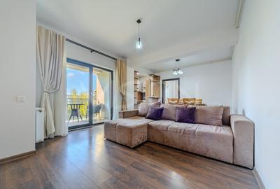 Apartament cu 2 camere semidecomandat, mobilat în Plopilor