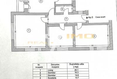 Apartament cu 3 camere decomandat în Dacia - 6