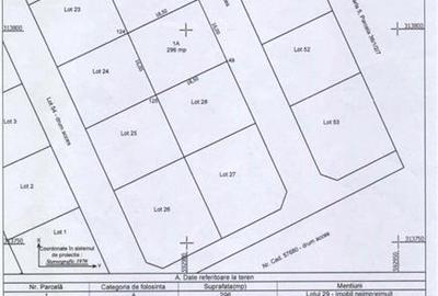 Teren Construcții intravilan de 296 mp, în Vidra - 4