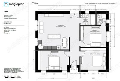 Casă cu 4 camere cu Teren 311 Mp în Central - 1