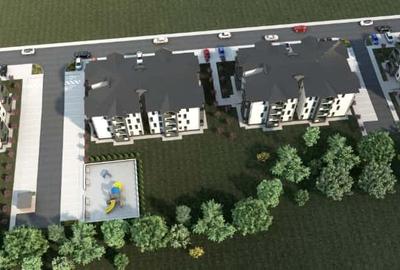 Garsoniera 42mp utili, ansamblu cu 4 blocuri tip vila, Sanpetru - 5