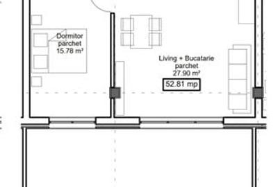 2 camere, finisat, parcare, terasa 31 mp, Sub Cetate, Floresti - 17