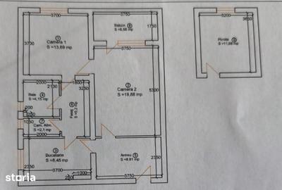 Apartament cu 2 camere în Sud - 1