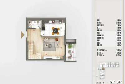 Apartament 3 Camere Duplex | View Superb | Sector 3 | Proiect Premium - 4