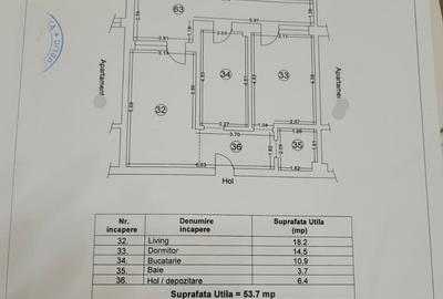 Apartament cu 2 camere decomandat, mobilat în Kamsas - 32