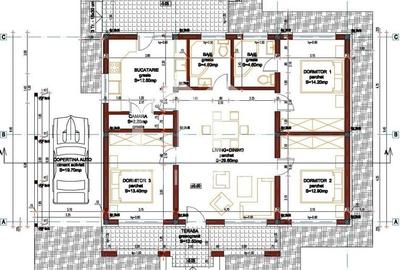 Casa individuala 4 camere, La Cheie, 94mp, Teren 482mp, Jucu de Sus - 4