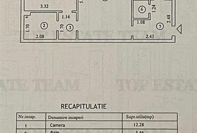 Apartament cu 2 camere semidecomandat, mobilat în Calea Galați - 12