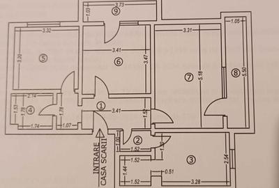 Apartament cu 3 camere decomandat în Central - 6