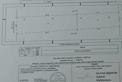 Teren intravilan, front stradal 30 metri, 5000 mp - comision 0 - 1