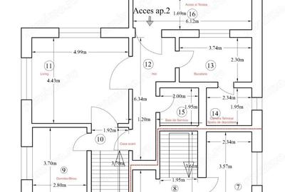 Duplex de vanzare, 137 mp, zona Independentei - 2