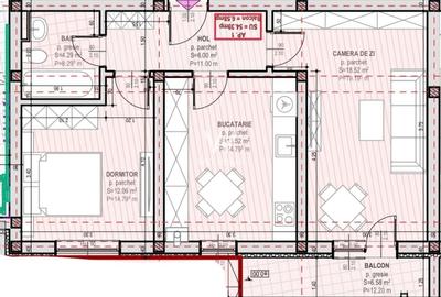 Apartament cu 2 camere decomandat în Șelimbăr - 12