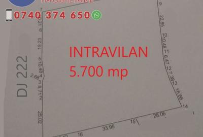 Teren de 5700 mp, în Agighiol - 2