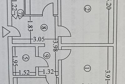 Apartament 3 camere dec. Et. 1 Romancierilor, Drumul Taberei metrou - 5