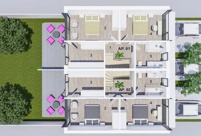 Casă cu 3 camere cu Canalizare în Ultracentral - 6