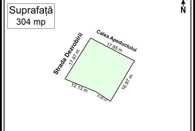 Teren de vanzare – Militari, Dezrobirii | 304 mp | Deschidere 17 m | Utilitati | - 3