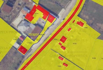 Vand teren s=1.431 mp si piscina acoperita Husi - str. Dobrina 41bis - 1