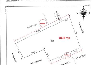Teren intravilan 1838 mp, D=18,54m, str.Manastirii nr.7D, ultracentral - 3