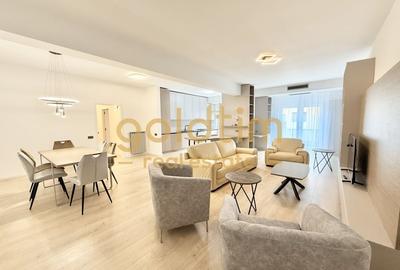 Apartament cu 3 camere decomandat, mobilat în Herăstrău