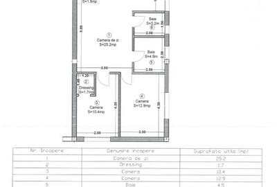 Apartament cu 3 camere semidecomandat, mobilat în Florești - 15