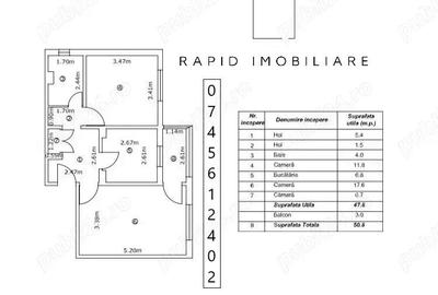 2 camere - decomandat - Simplu- Liber- Mazepa 2