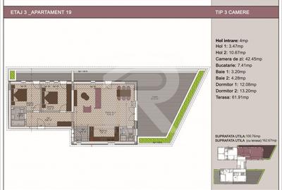 Apartament cu 3 camere decomandat în Nerva Traian - 5