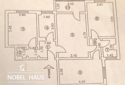 Apartament 4 camere, etajul 2, zona Cinema Victoria, str Comuna din Paris - 2