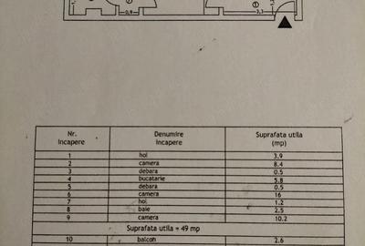 Apartament cu 3 camere semidecomandat, mobilat în Zimbru - 7