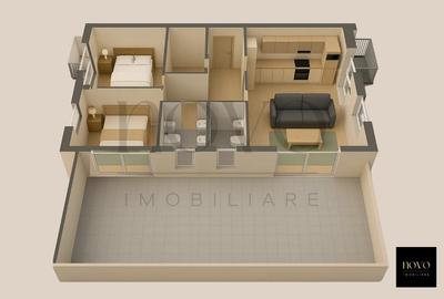 Apartament cu 3 camere decomandat în Moara de Vânt