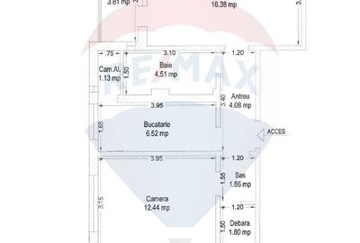 Apartament decomandat, 2 camere - zona Vlaicu (Kaufland), Arad - 16