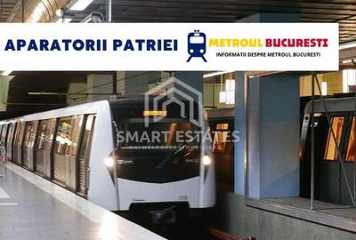 Apartament cu 4 camere semidecomandat, mobilat în Apărătorii Patriei