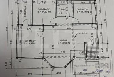 Casă cu 3 camere cu Teren 500 Mp în Central
