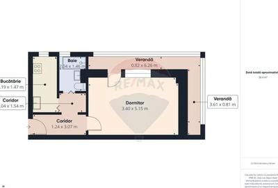 Garsonieră decomandată în Pantelimon