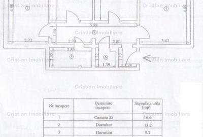 Apartament cu 3 camere decomandat în Obor - 9